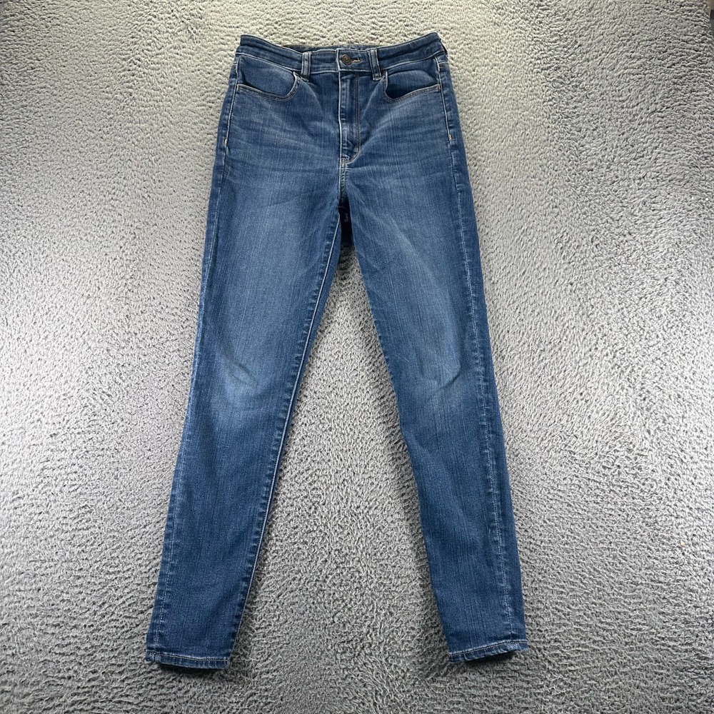 American Eagle Outfitters Jeans Womens 6 Blue Denim Jegging Skinny Leg Hi-Rise
